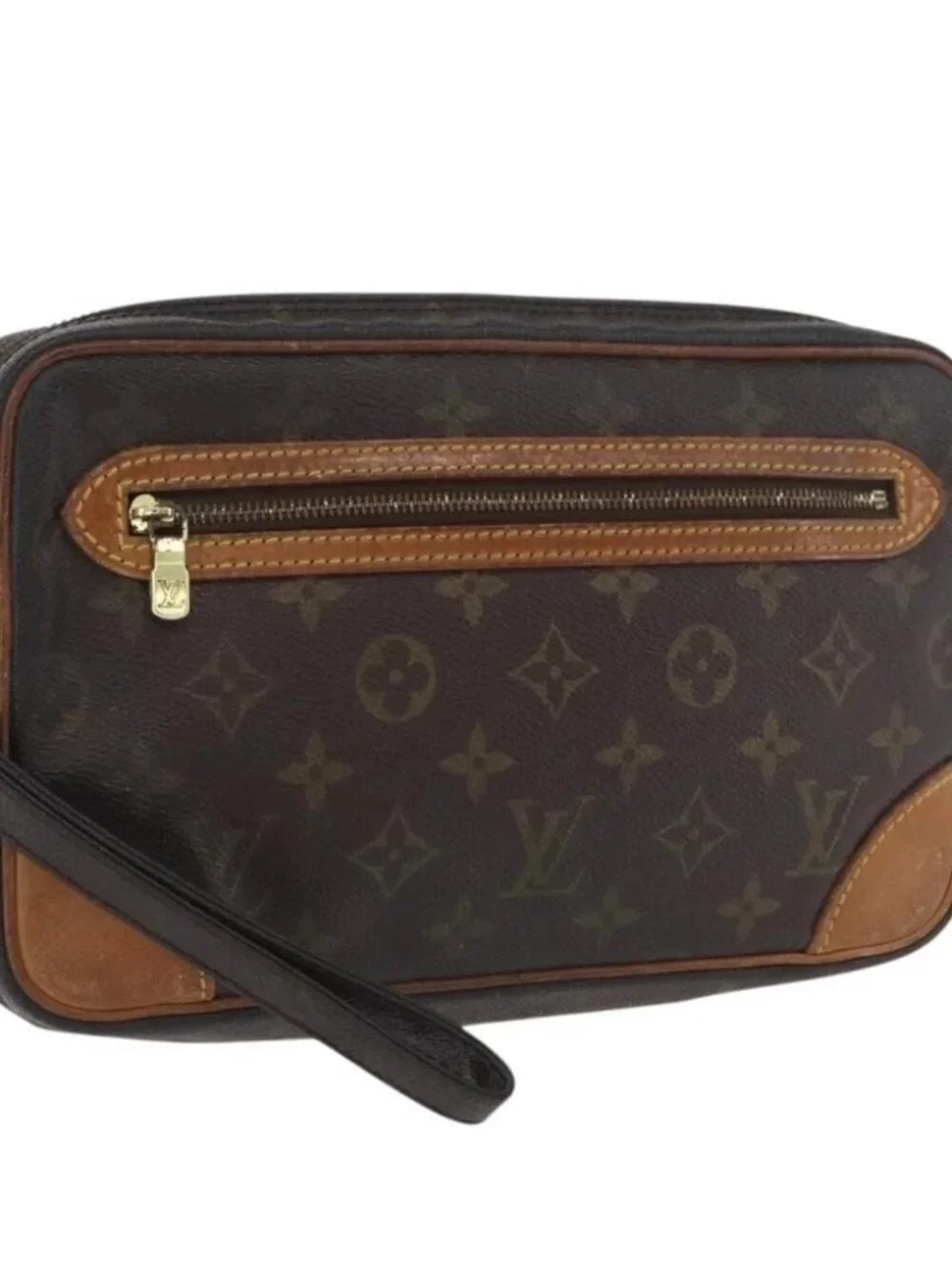 LOUIS VUITTON Monogram Marly Dragonne GM Clutch Bag - Picture 1 of 16